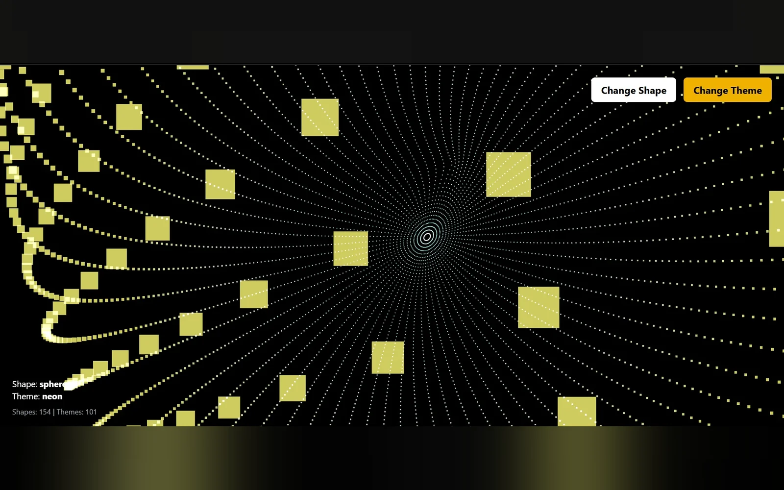 Three.js Shapes preview